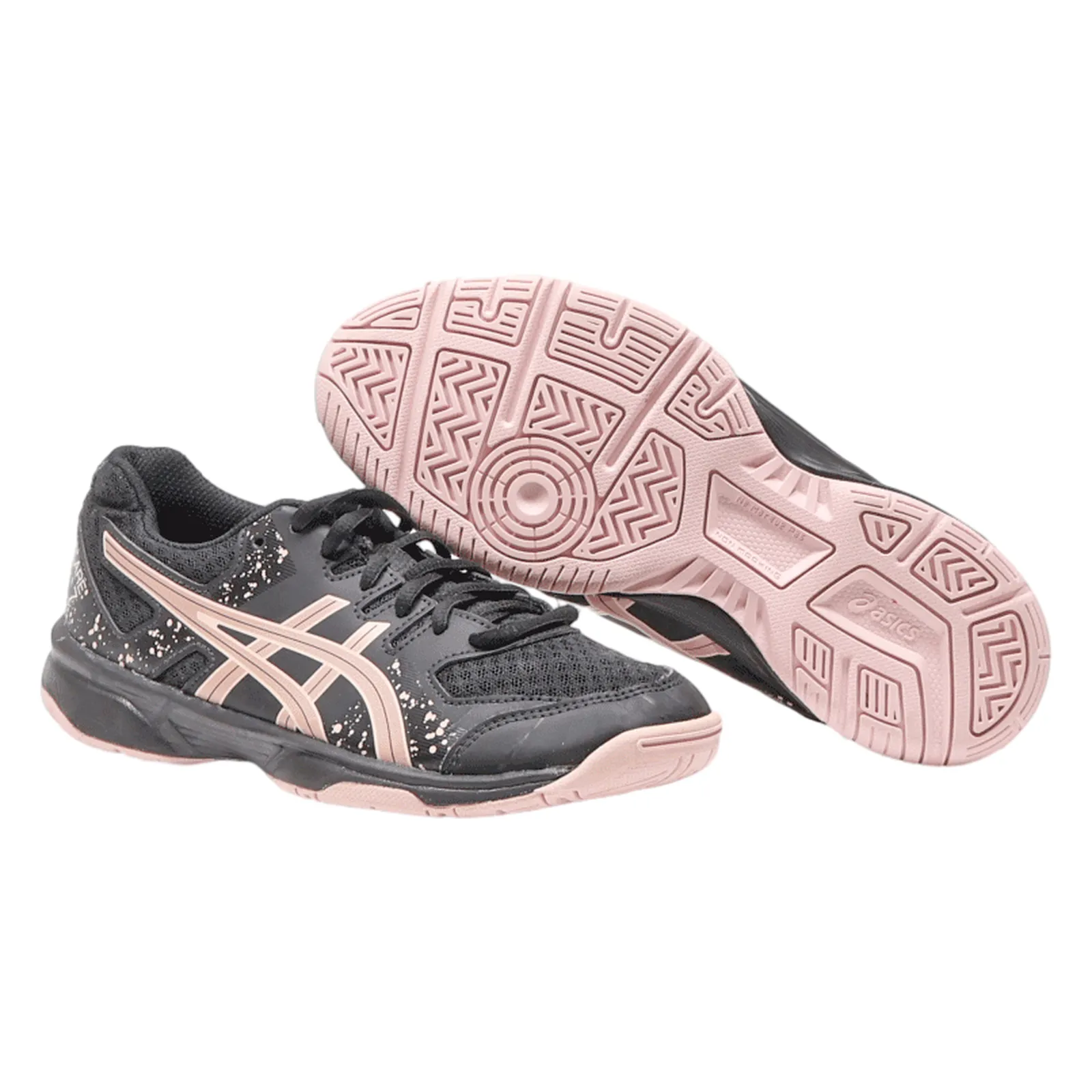 ASICS Sneaker Trainers Black Synthetic Womens UK 3