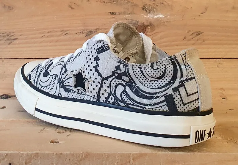 Converse Chuck Taylor All Star Low Trainers UK5/US7/EU37.5 M88 Black/White