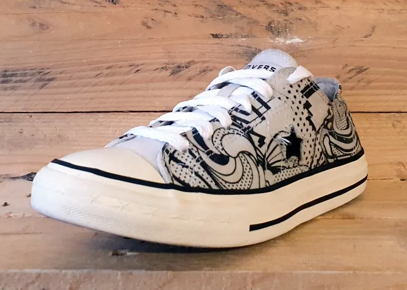 Converse Chuck Taylor All Star Low Trainers UK5/US7/EU37.5 M88 Black/White